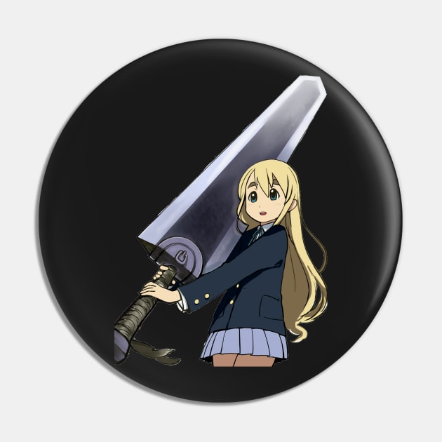 Mugi Dragonslayer Pin by KokoroPopShop