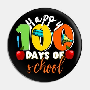 Happy 100th Day of School Pin