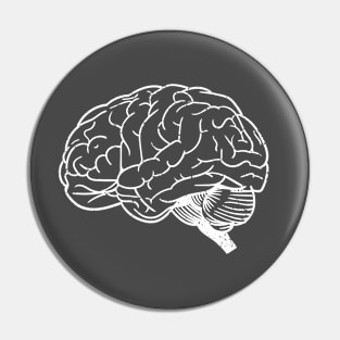 Brain drawing Pin