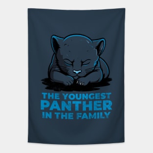 Youngest panther in the family Tapestry