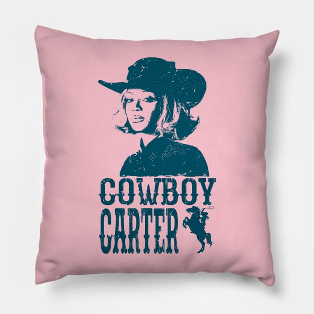 Saddle up with Cowboy Carter! Pillow by ANNATEES