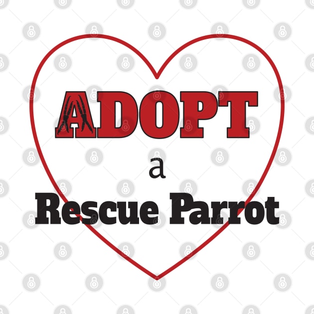 Adopt a Rescue Parrot by Einstein Parrot