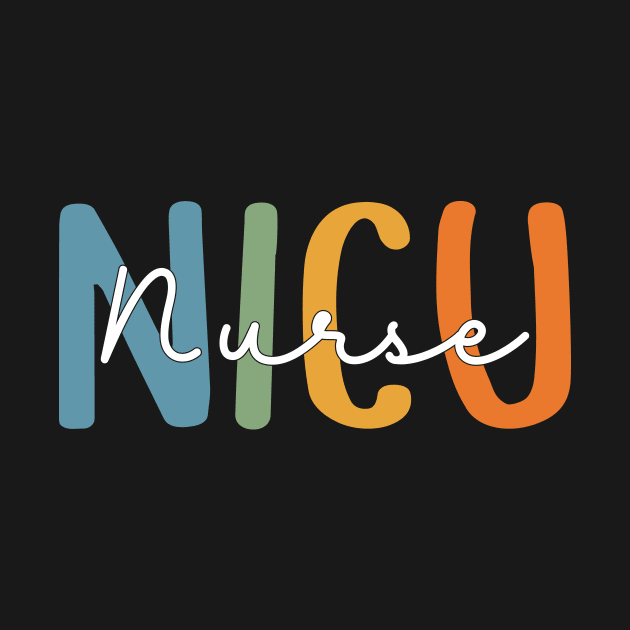 Groovy Nicu Nurse Neonatal Intensive Care Unit Appreciation by Merchby Khaled