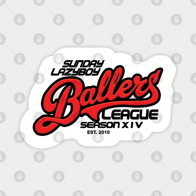 2023 Season 14 SLBBL Logo Magnet by SundayLazyboyballers