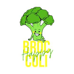 Happy Broccoli, strong broccoli, Broccoli Is Awesome T-Shirt