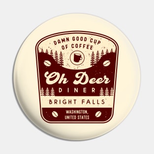 Oh Deer Diner Emblem Pin