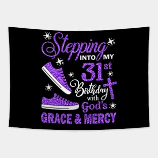 Stepping Into My 31st Birthday With God's Grace & Mercy Bday Tapestry