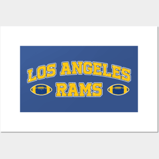 Los Angeles Rams Football Poster, LA Rams Print, RAMS NFL Gift – McQDesign