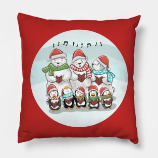 Christmas Caroling Pillow