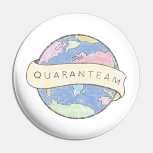 Quaranteam tshirt Pin