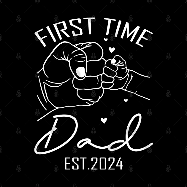 First Time Dad Est 2024 Fathers Day by eyelashget