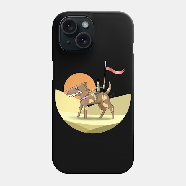 Mad Dog Rider Phone Case by LavaDrop