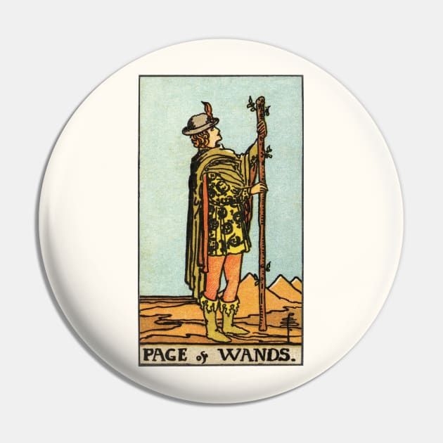 PAGE OF WANDS Pin by WAITE-SMITH VINTAGE ART