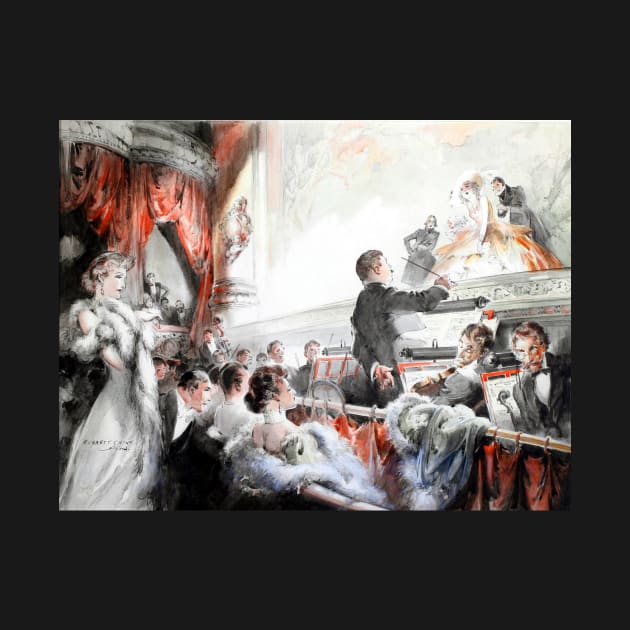 High Resolution Everett Shinn First Row at the Opera 1942 by tiokvadrat