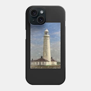 Nash Point Lighthouse Digital Art Phone Case