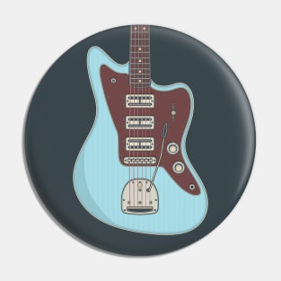 Triple JM Guitar Pin
