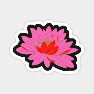 Lets bloom flower Magnet