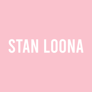 Stan Loona in pastel pink T-Shirt