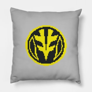 White Ranger 8 bit pixelart Pillow