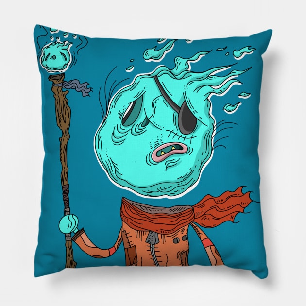 Bertrand the brave Pillow by spartacomargioni