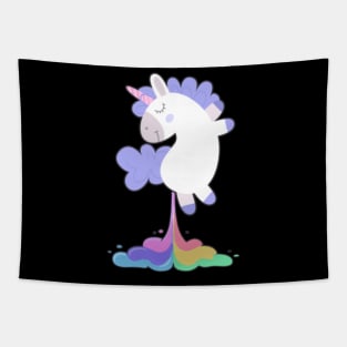 Funny Unicorn Rainbow Birthday Fart Shirt - Gift Tapestry