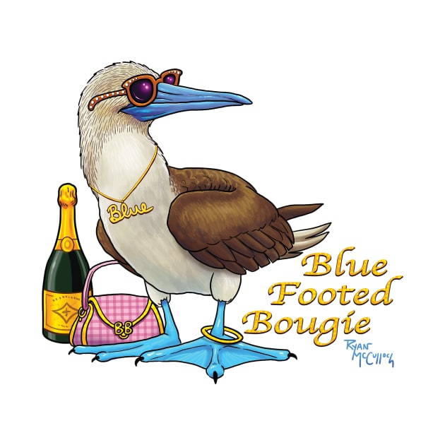 Blue Footed Bougie by CritterArt