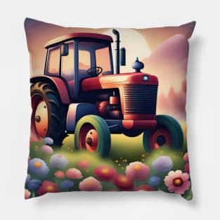 Just a boy who loves tractors Pillow