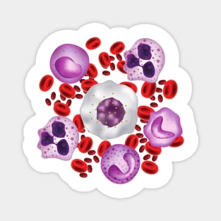 White Blood Cell Magnet