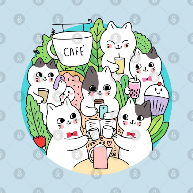 Cat Cafe by machmigo