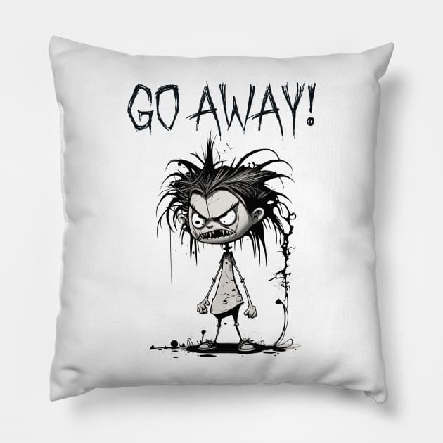 Go away! Pillow by pxdg