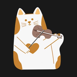 CAT PLAYING VIOLIN T-Shirt