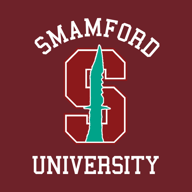 Smamford University Logo Tee by Monster of the week