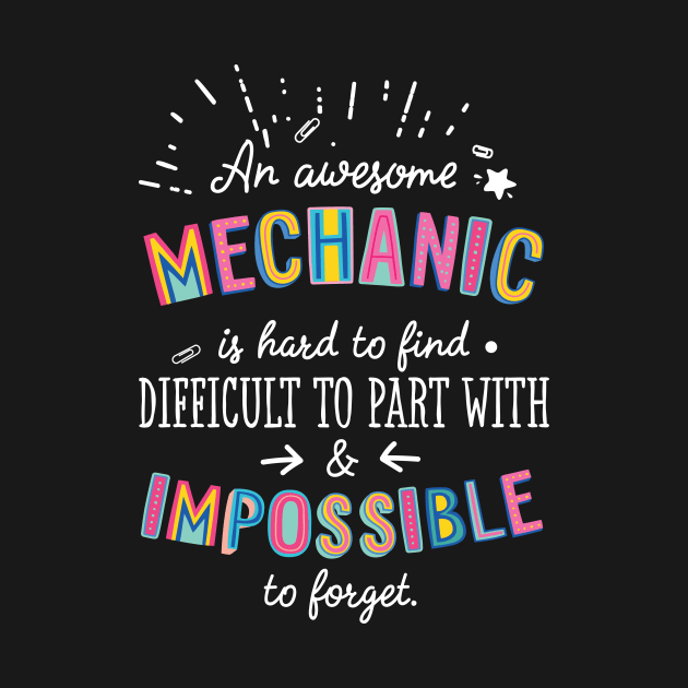 An awesome Mechanic Gift Idea - Impossible to Forget Quote by BetterManufaktur