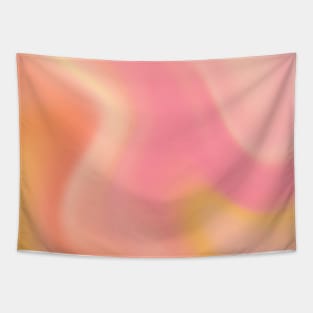 Pink and Orange Gradient Swirl Tapestry