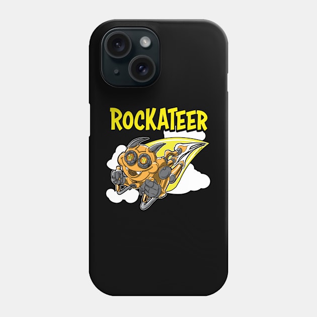 RocKATeer flying through the sky Phone Case by eShirtLabs