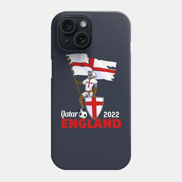 England Qatar World Cup 2022 Phone Case by Ashley-Bee