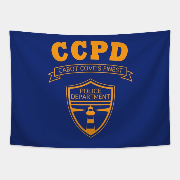 Cabot Cove Police Department Tapestry by kevko76