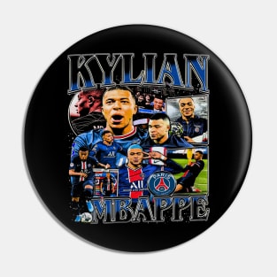 Kylian Mbappe PSG Vintage Bootleg Pin