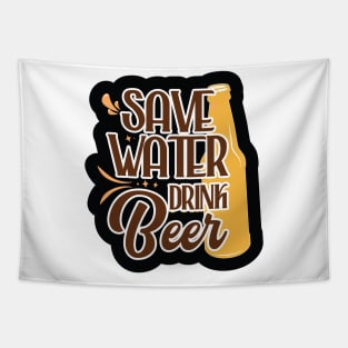 Save Water, Drink Beer Tapestry