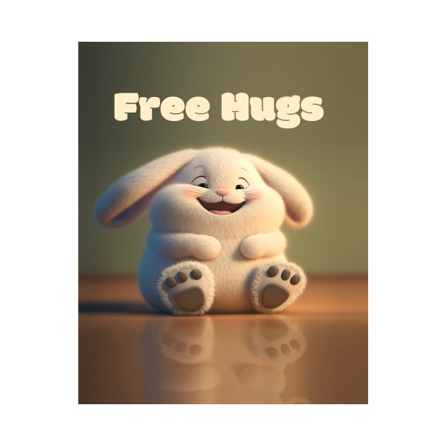 Ben the Bunny - Loves free hugs by TheArtfulAI