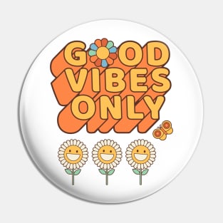 Sunflower Power, Good Vibes Only Pin