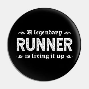 A Legendary Runner Is Living It Up Pin