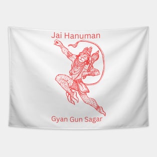 Jai Hanuman Gyan Gun Sagar Tapestry