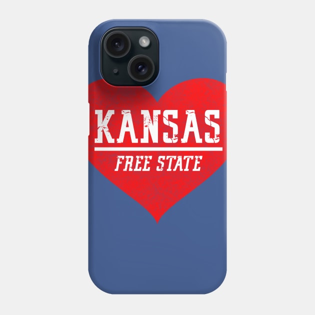 We Love Kansas - The Free State Phone Case by KC1985