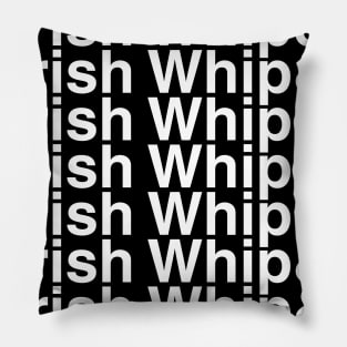 Irish Whip Helvetica List Pillow