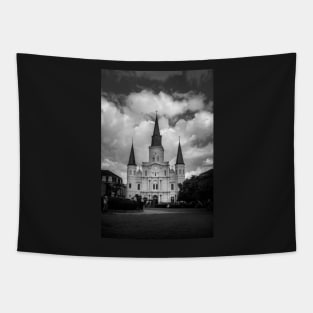 Cathedral With Clouds Tapestry