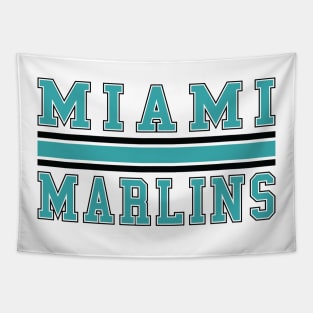 Miami Marlins Baseball Tapestry