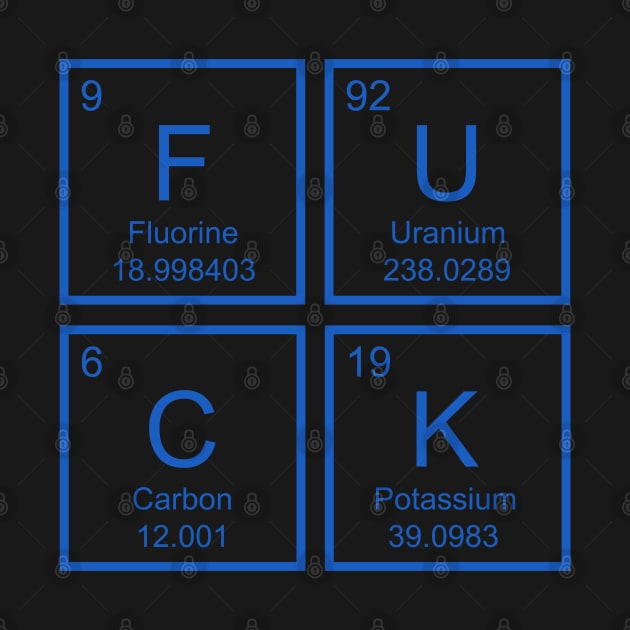 Periodic Table - Blue by CampaignMania