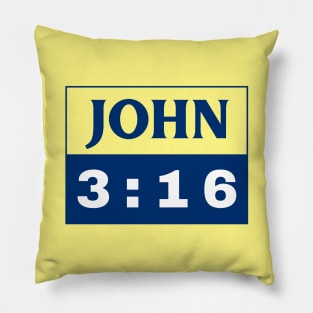 Bible Verse John 3:16 | Christian Pillow