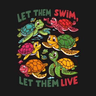 Kids Save Turtles Save Our Ocean T-Shirt